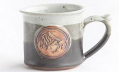 Mountain Medallion Pottery Mugs